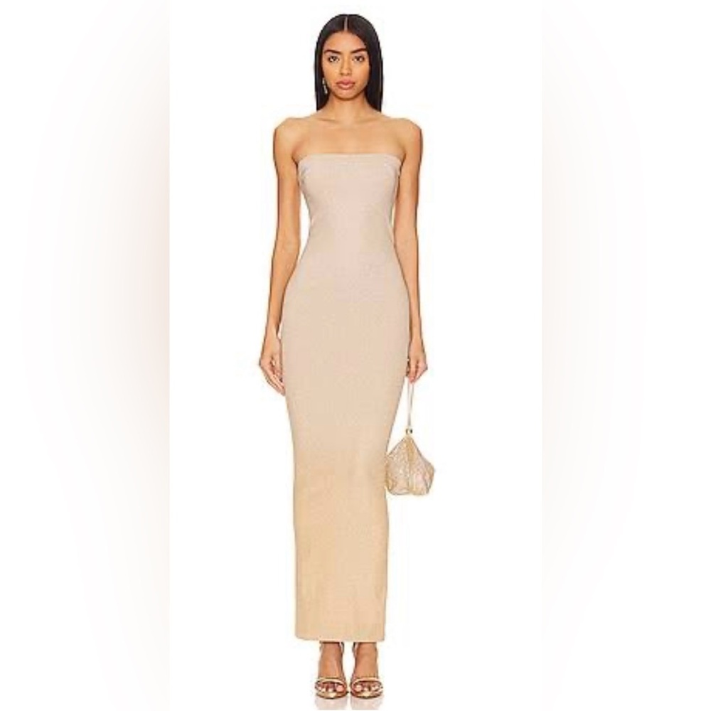 New | Wolford Fading Shine Dress Gold XSmall
